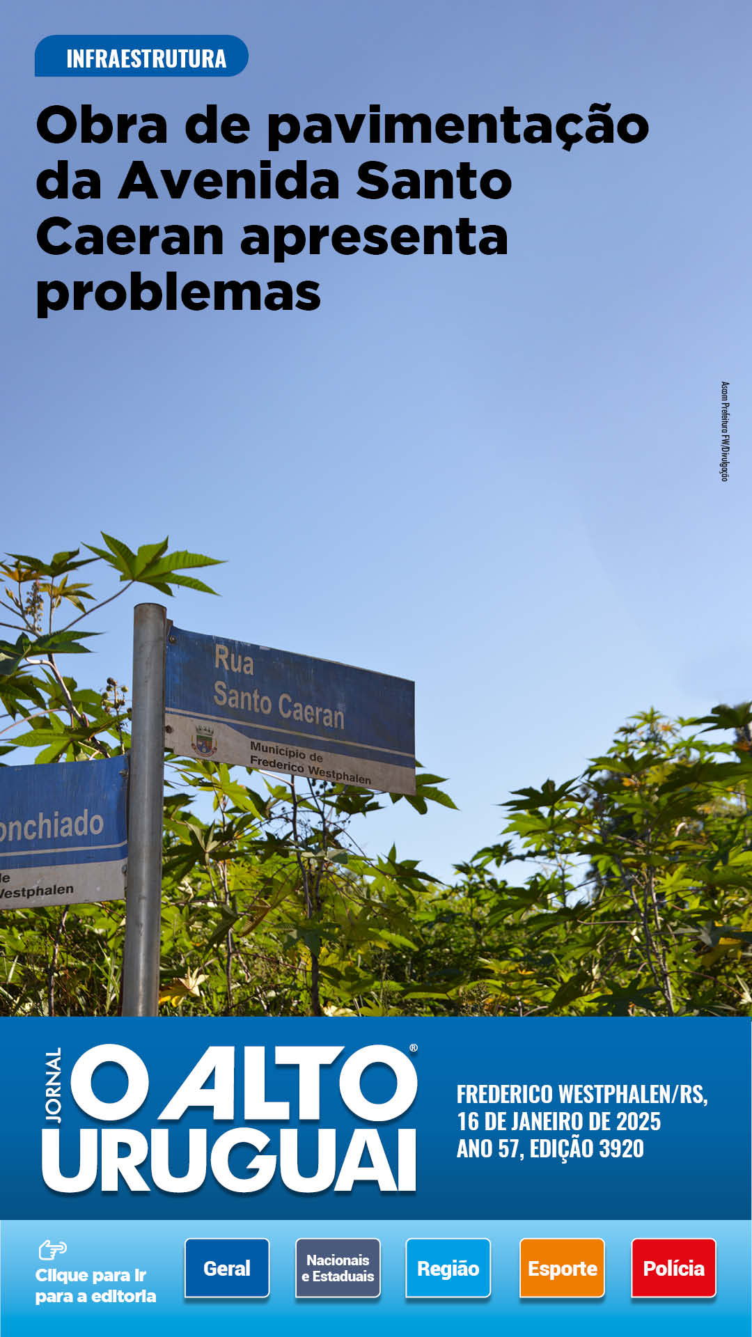 Capa Edição 3920 - Quinta