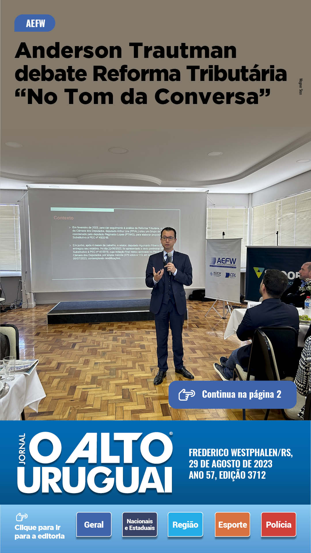 Capa Edição 3712 - Terça