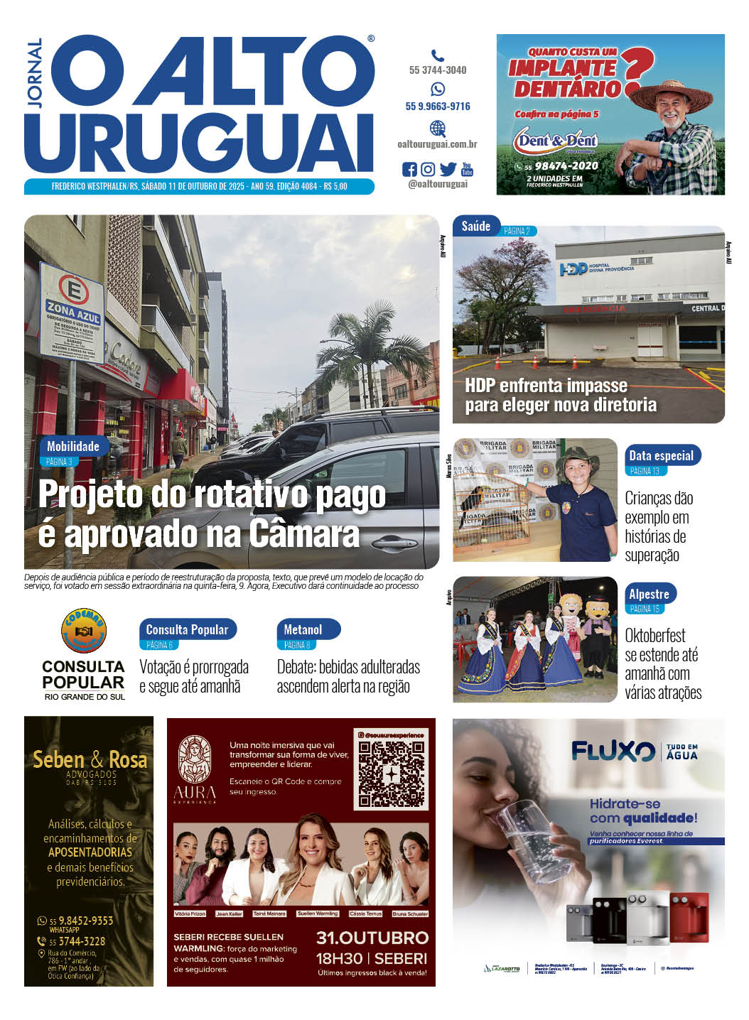 Capa Edição 4084 - Sábado