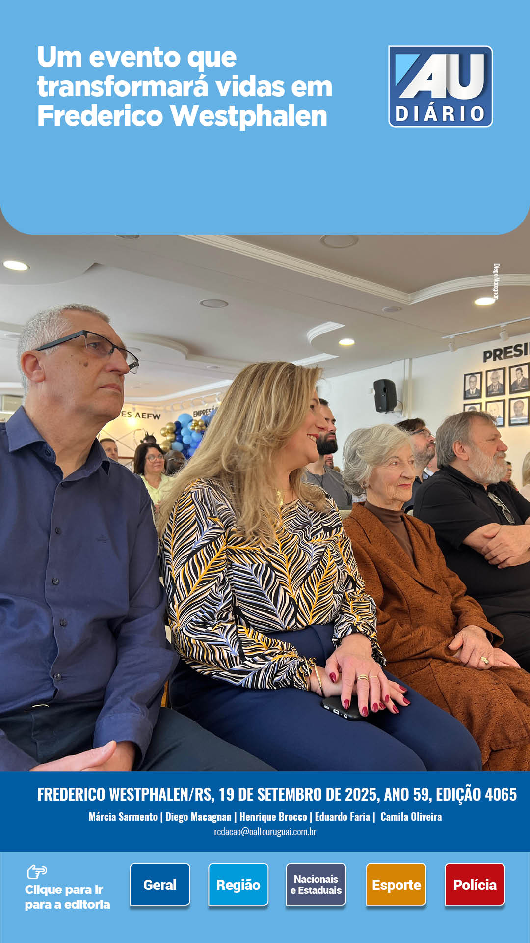 Capa Edição 4065 - Sexta