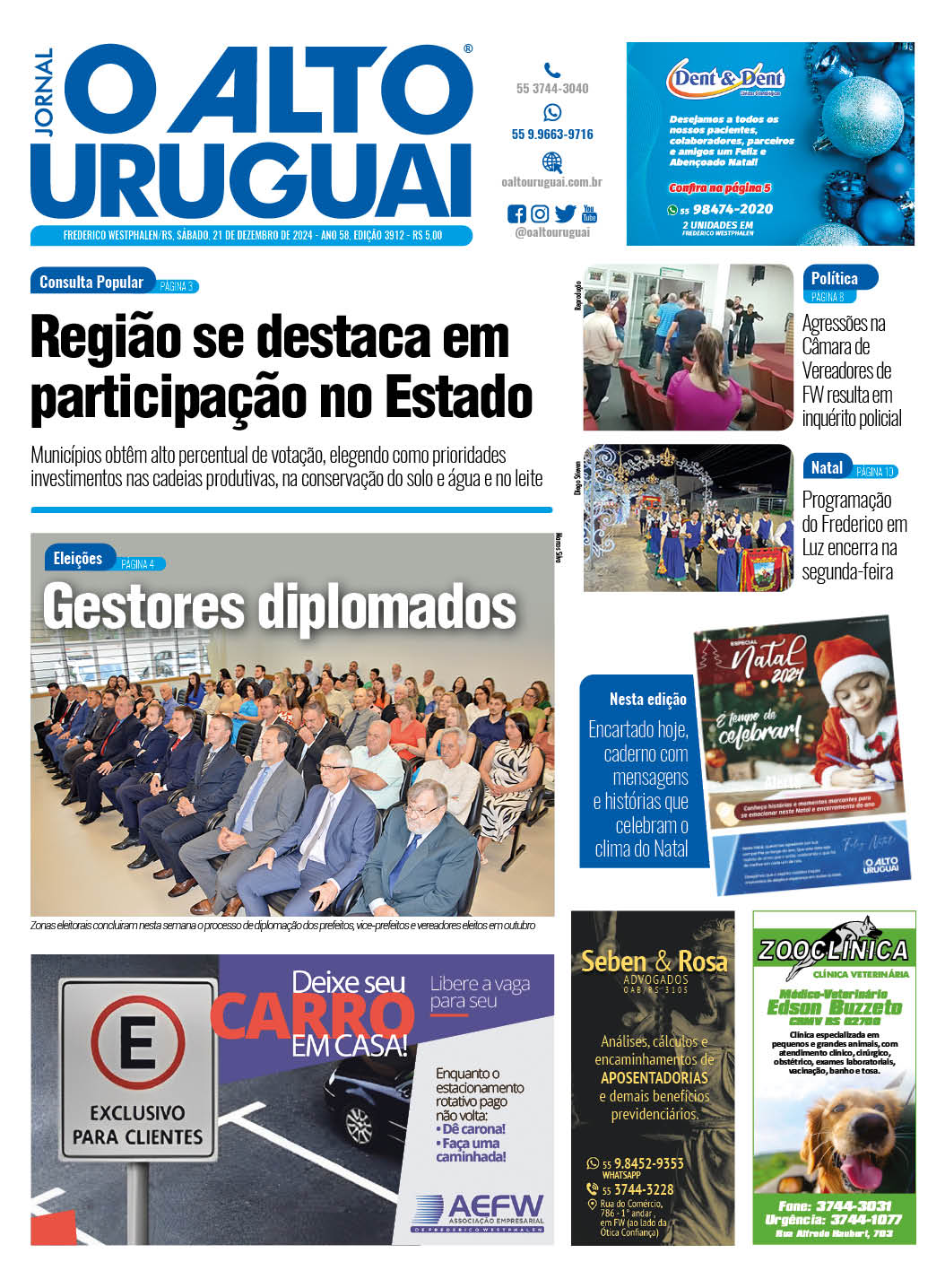 Capa Edição 3912 - Sábado