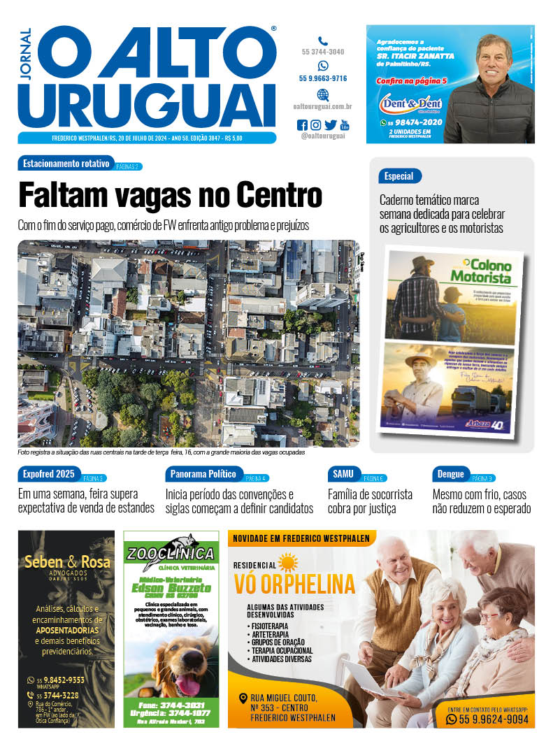 Capa Edição 3847 - Sábado