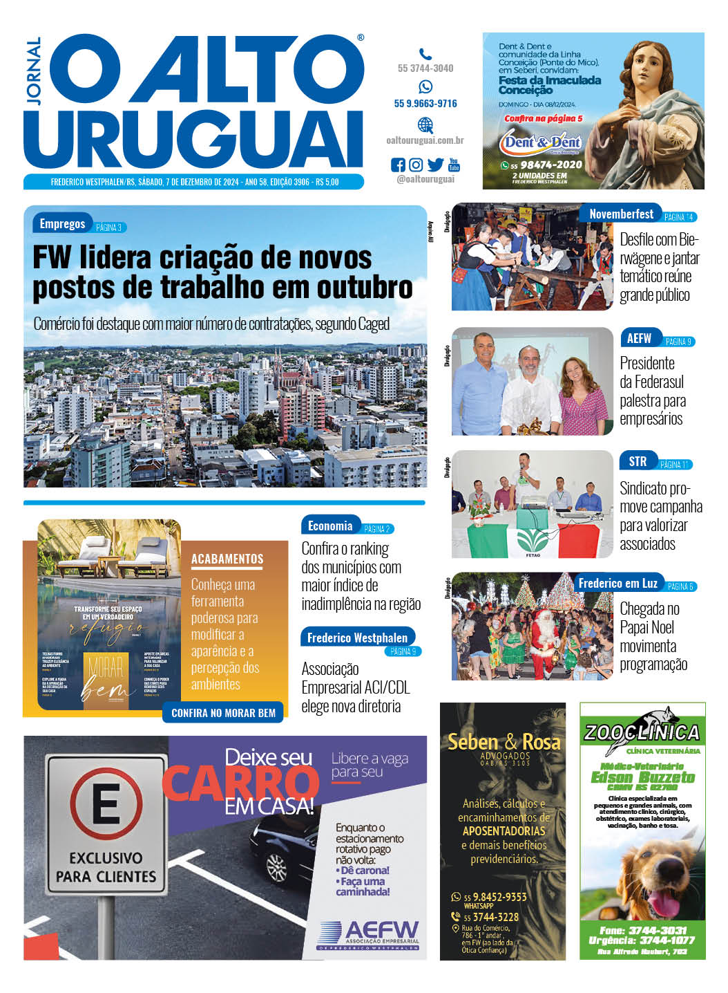 Capa Edição 3906 - Sábado