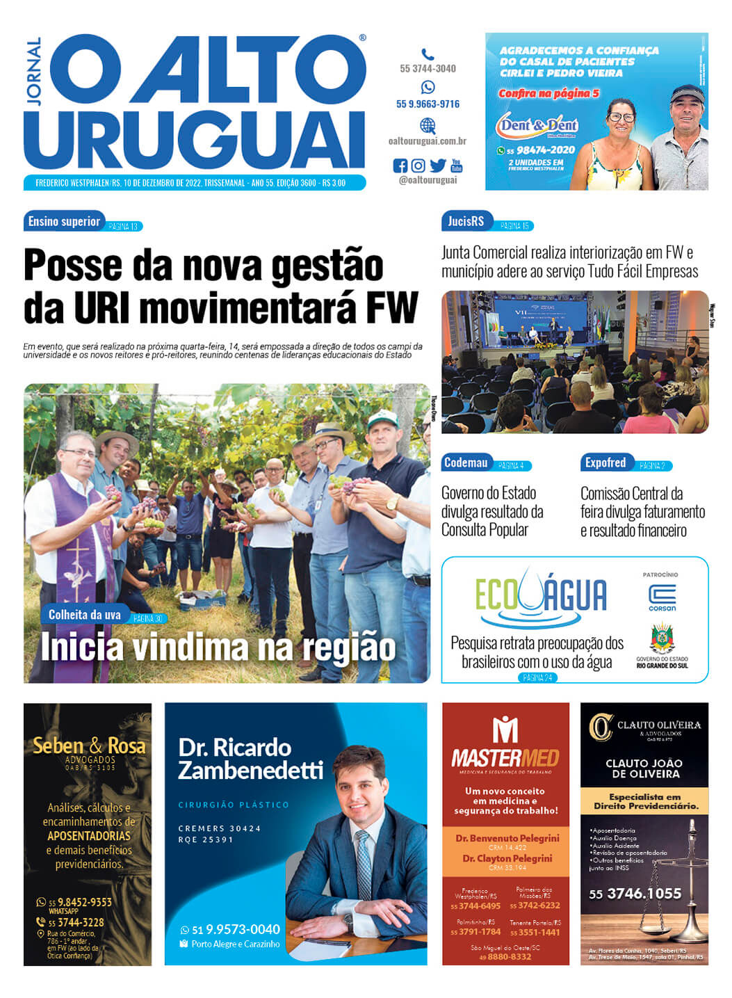 Capa Edição 3600 - Sábado