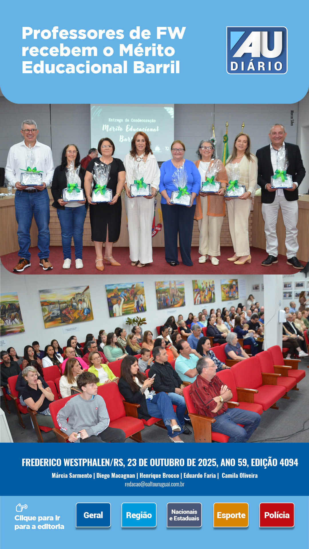 Capa Edição 4094 - Quinta