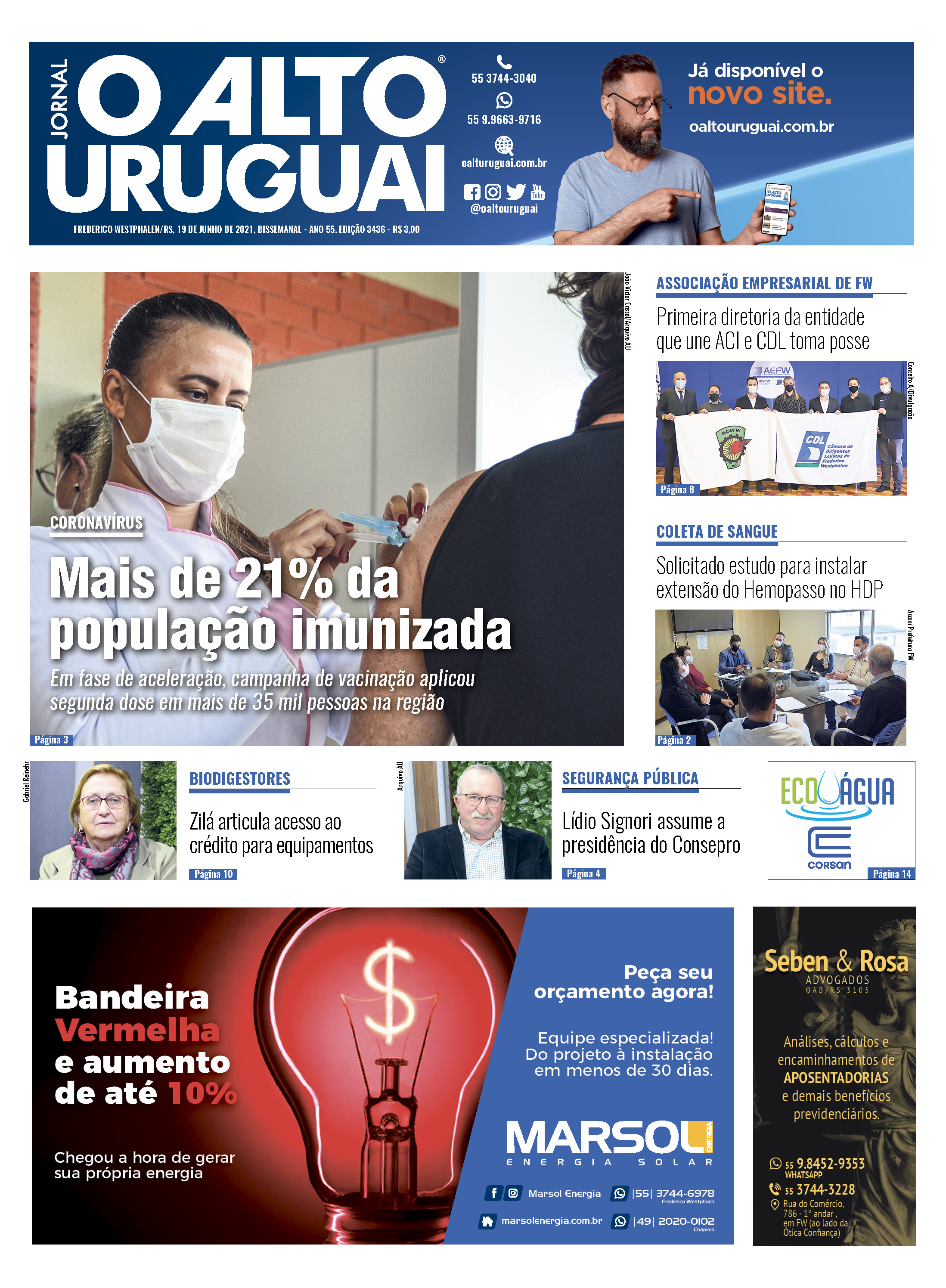 Capa Edição 3436 - Sábado