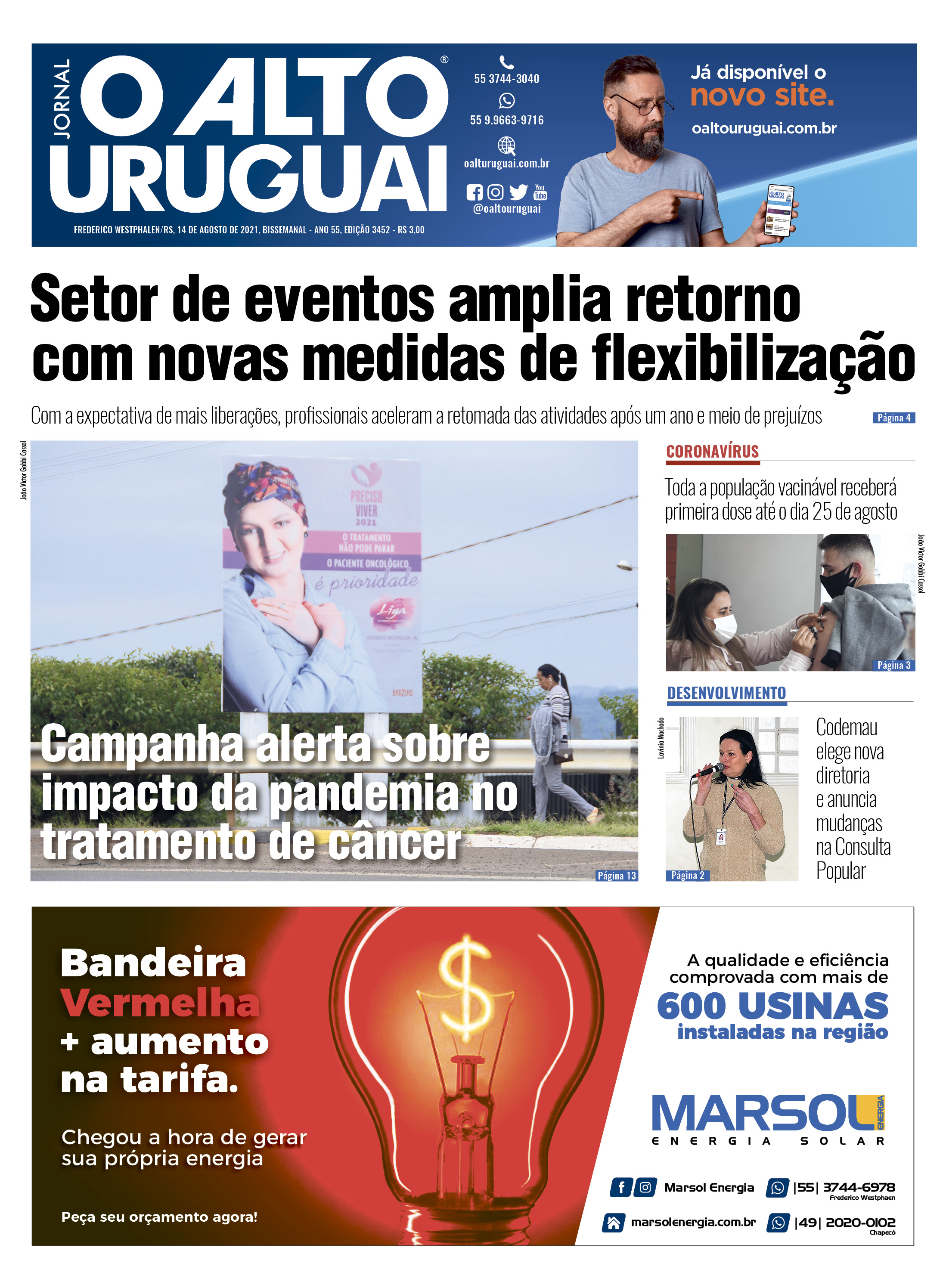 Capa Edição 3452 - Sábado