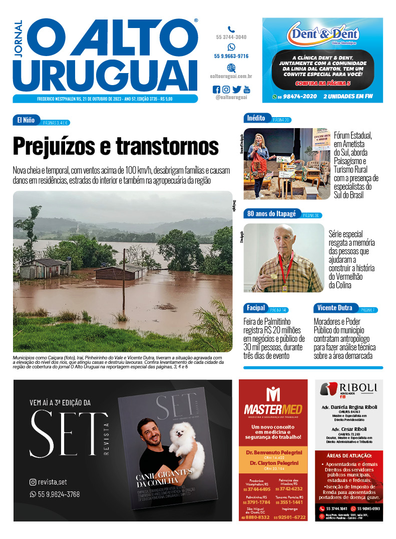 Capa Edição 3735 - Sábado