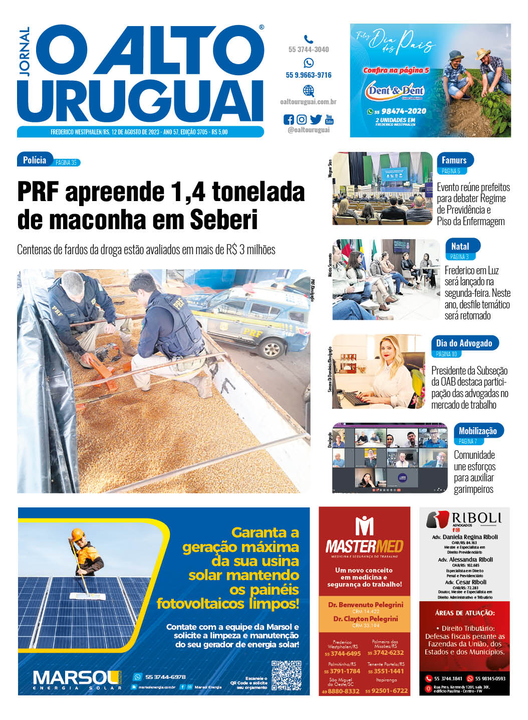 Capa Edição 3705 - Sábado