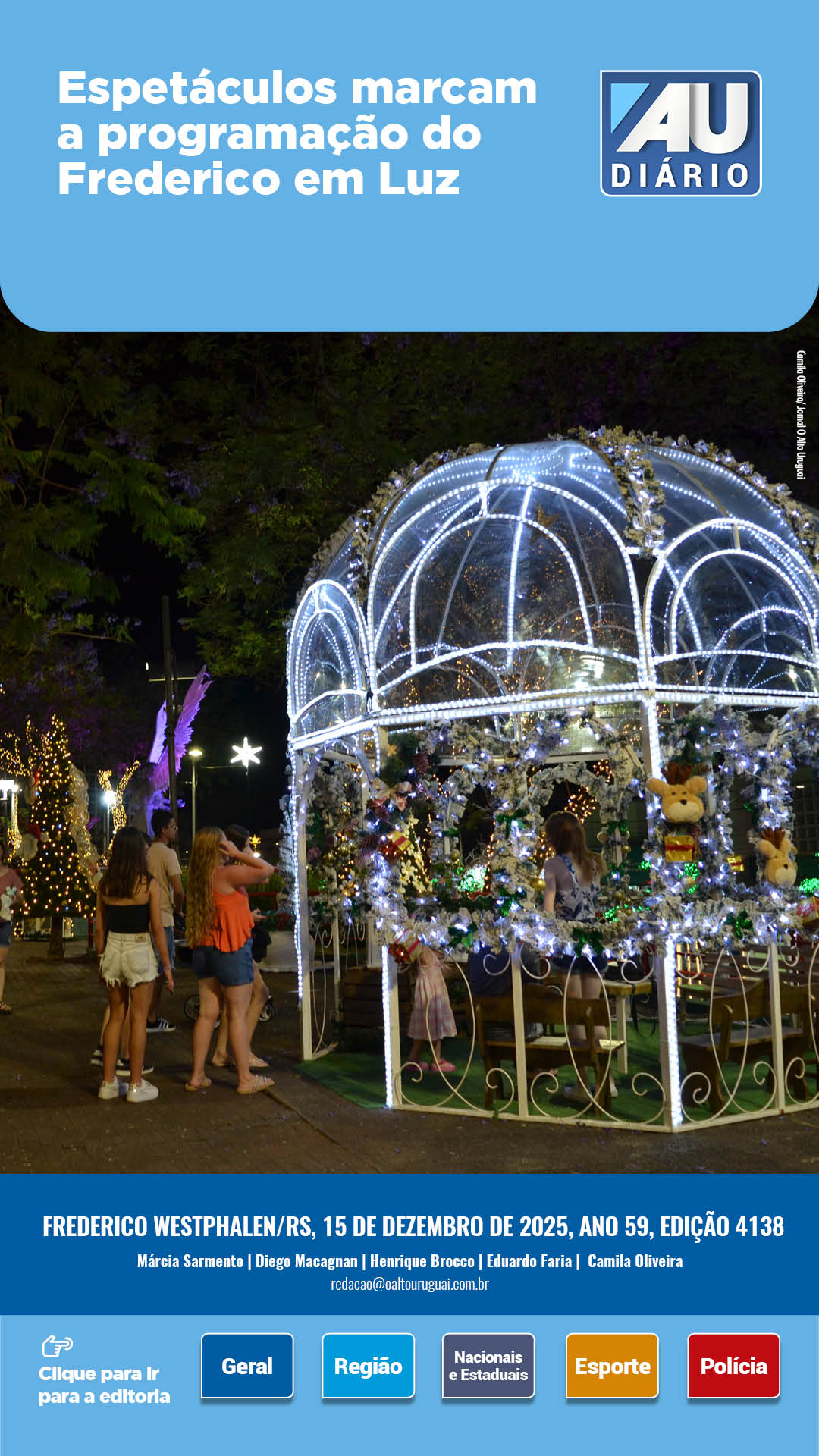 Capa Edição 4138 - Segunda