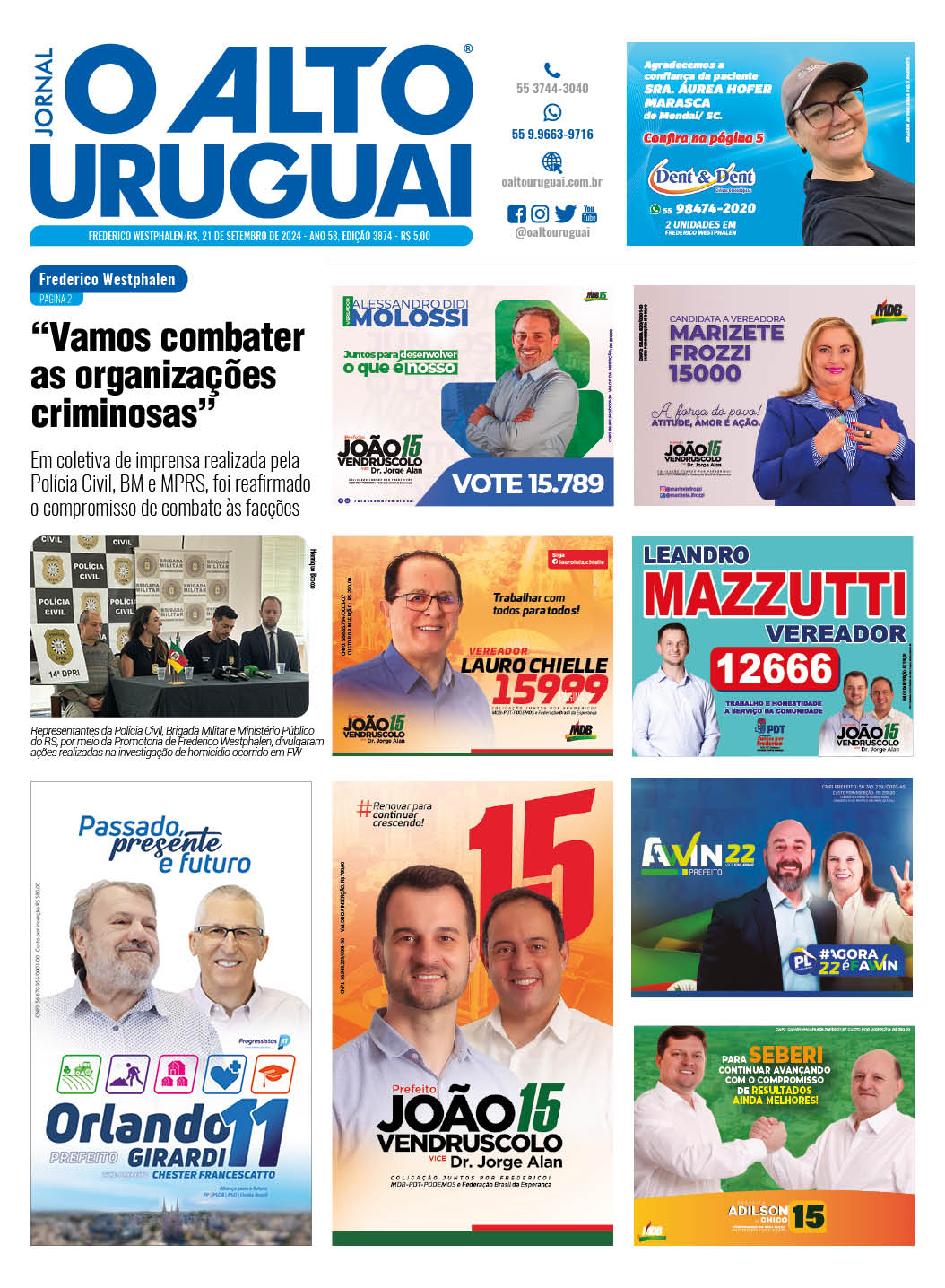 Capa Edição 3874 - Sábado