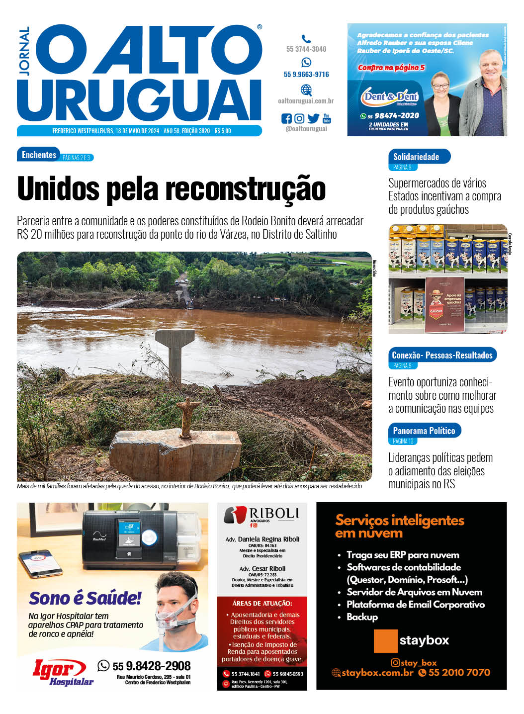 Capa Edição 3820 - Sábado