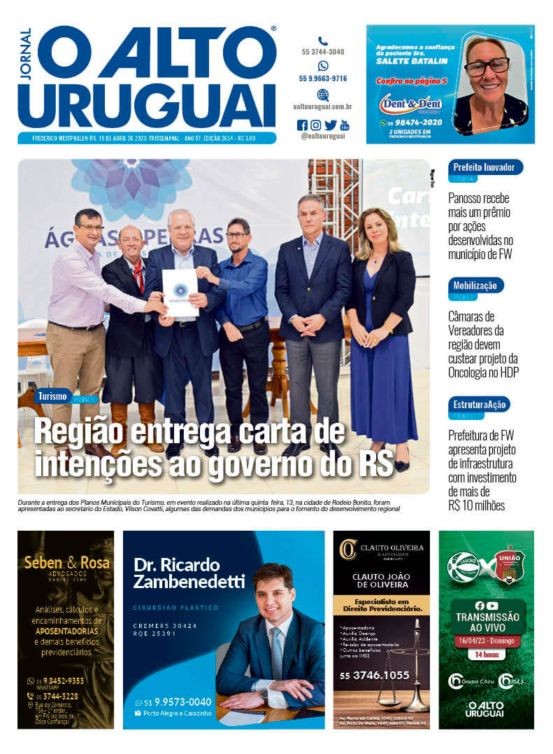 Capa Edição 3654 - Sábado