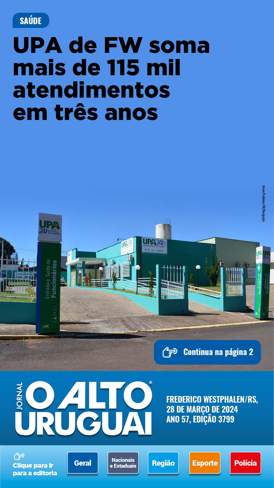 Capa Edição 3799 - Quinta