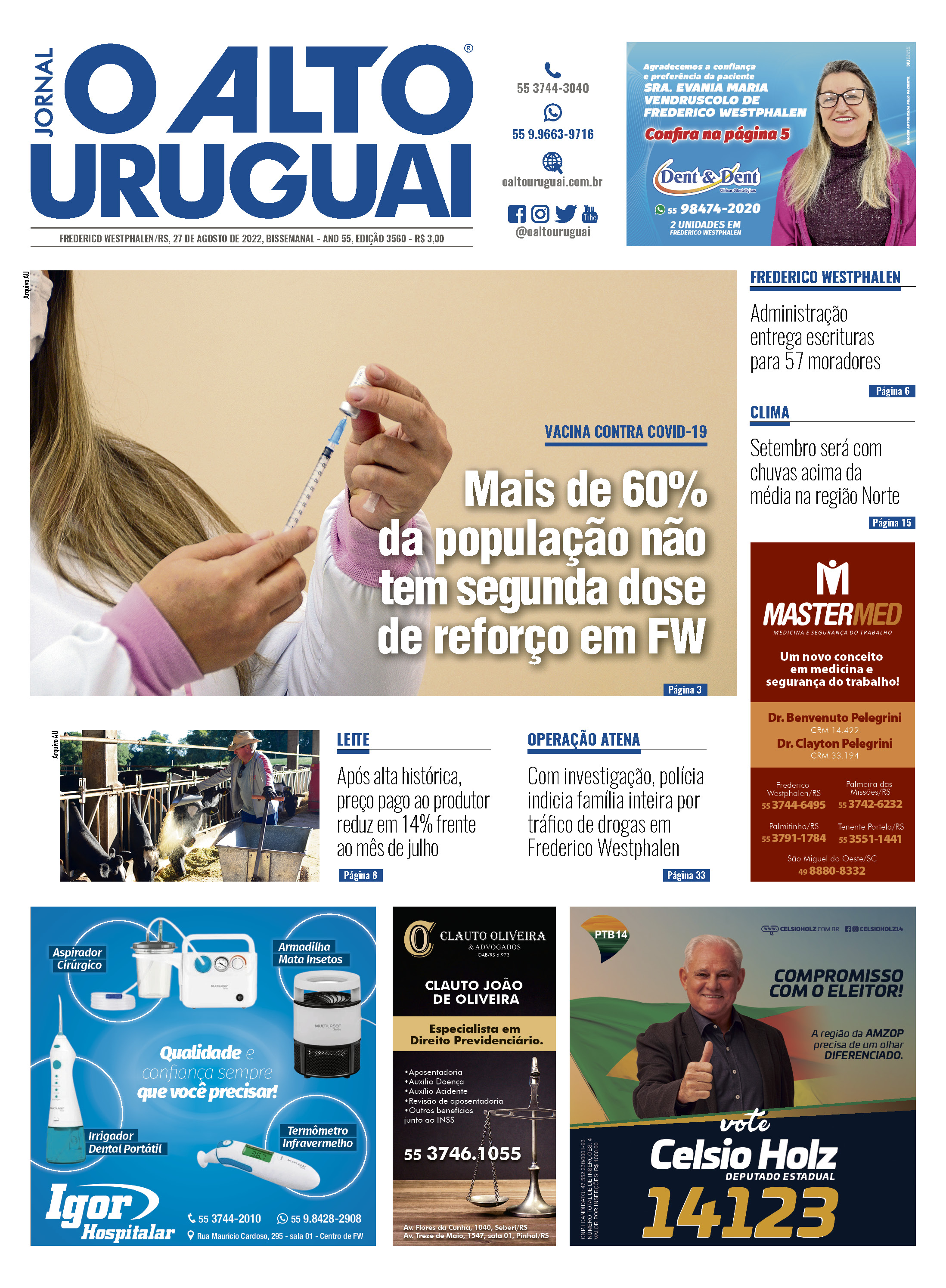 Capa Edição 3560 - Sábado