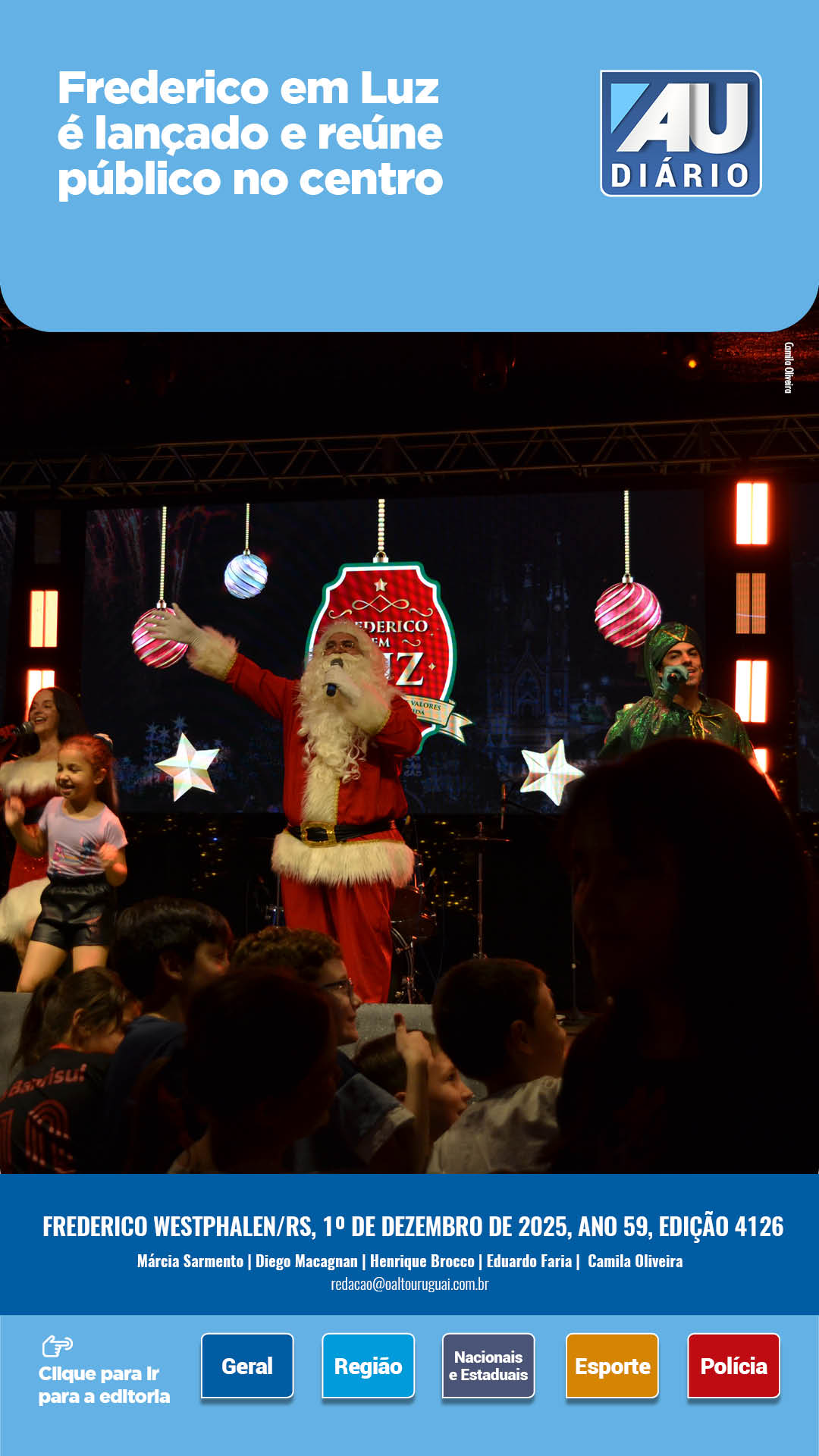 Capa Edição 4126 - Segunda