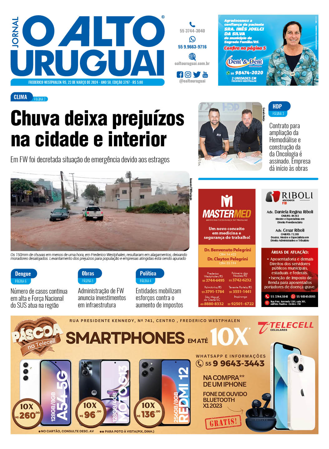 Capa Edição 3797 - Sábado