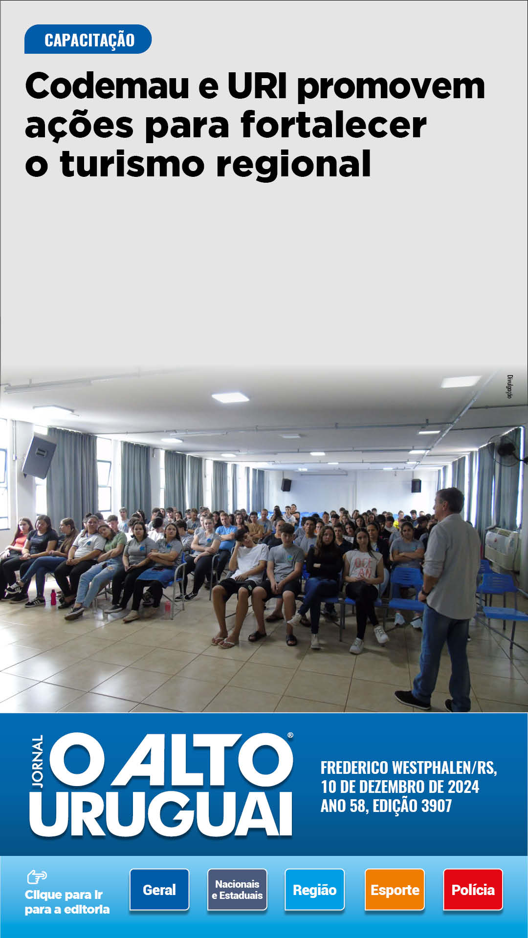 Capa Edição 3907 - Terça