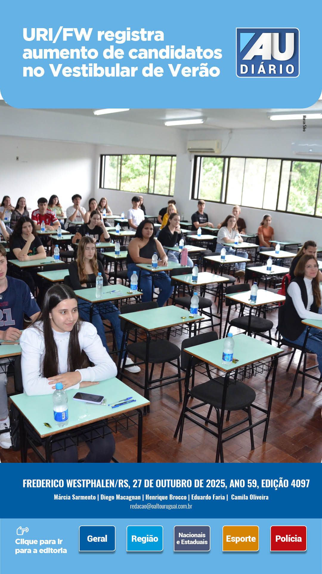 Capa Edição 4097 - Segunda