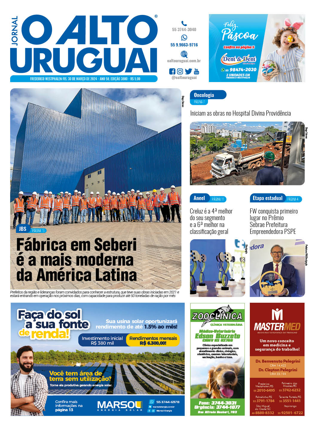 Capa Edição 3800 - Sábado