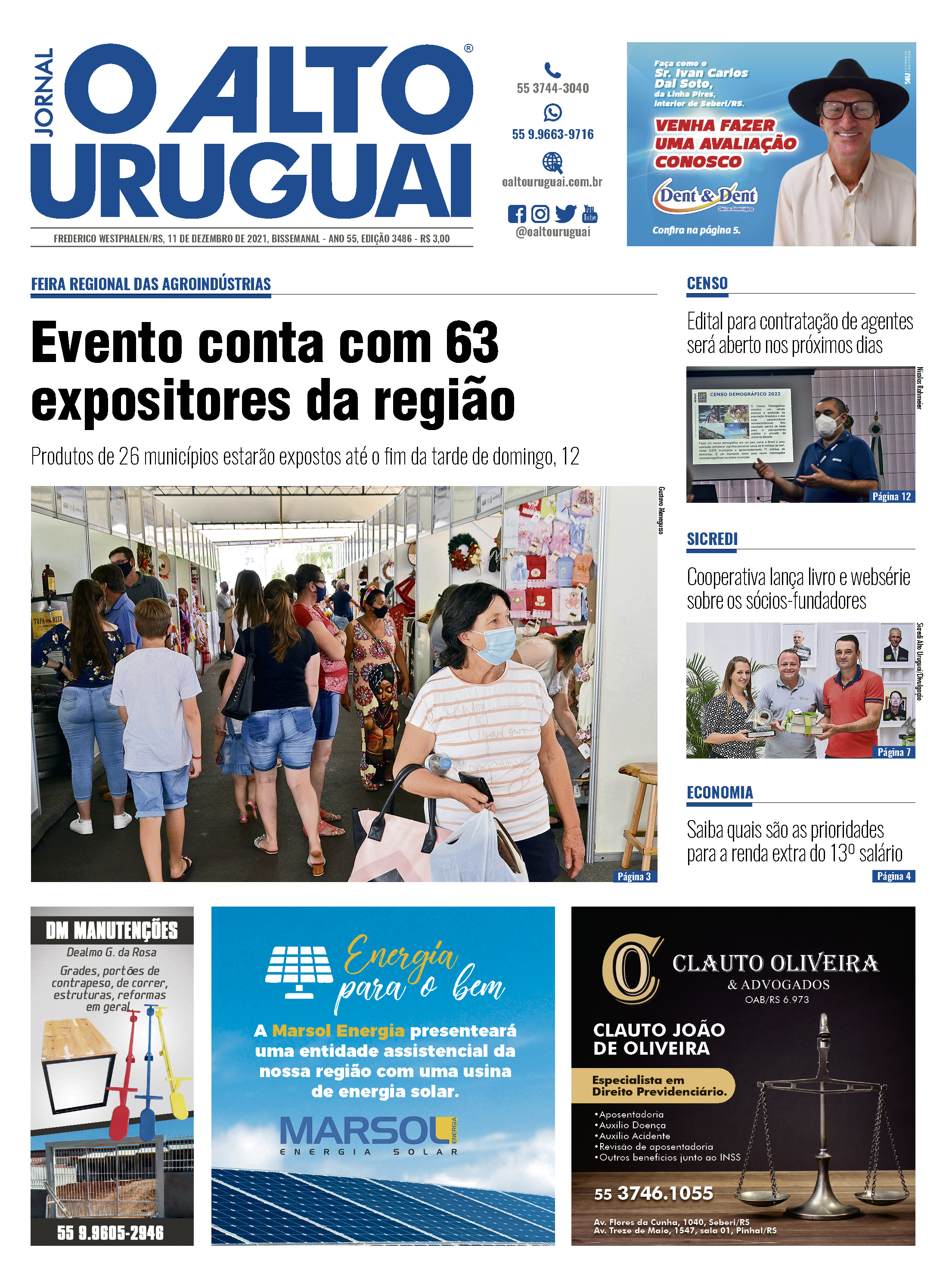 Capa Edição 3486 - Sábado