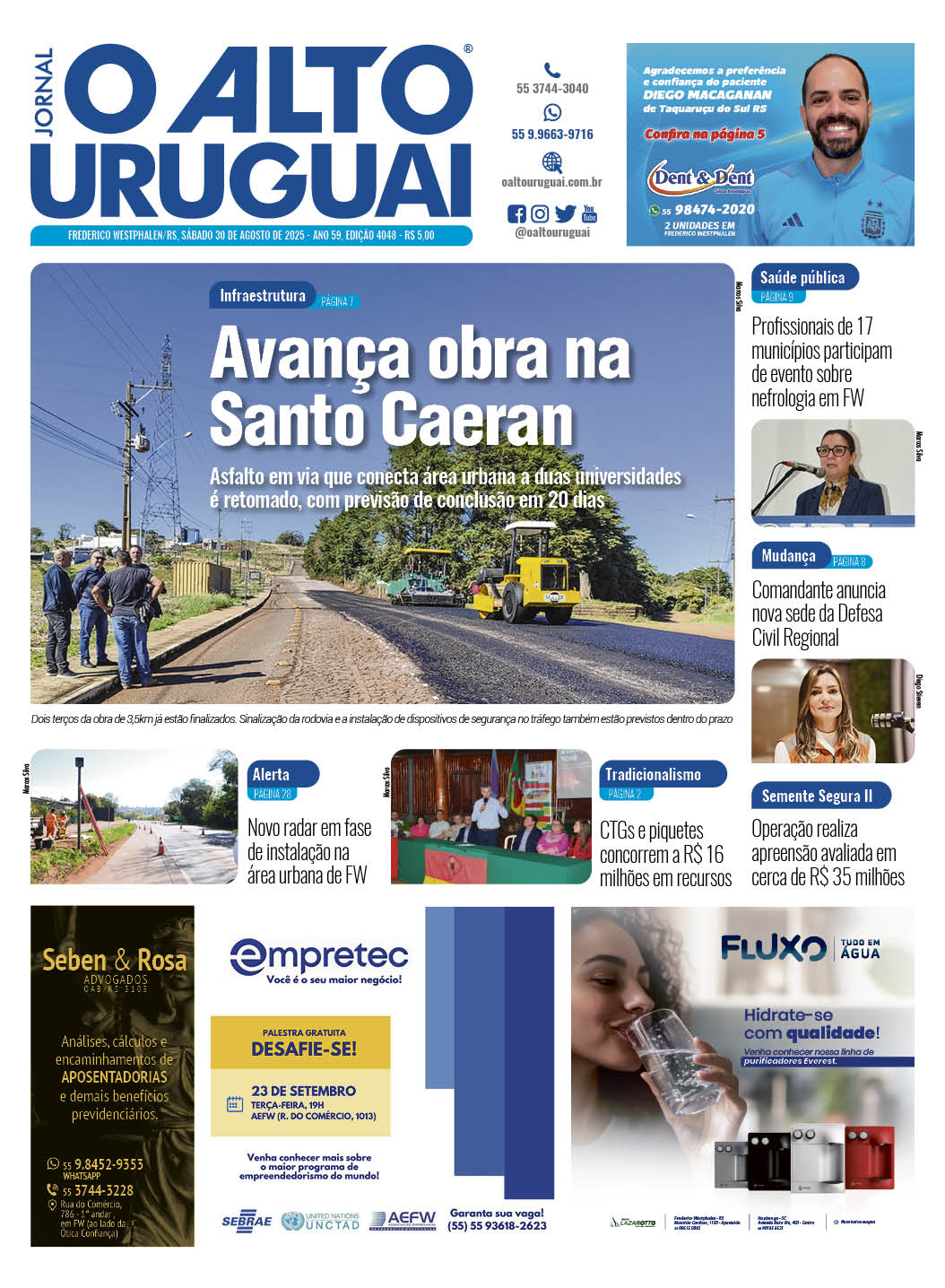 Capa Edição 4048 - Sábado