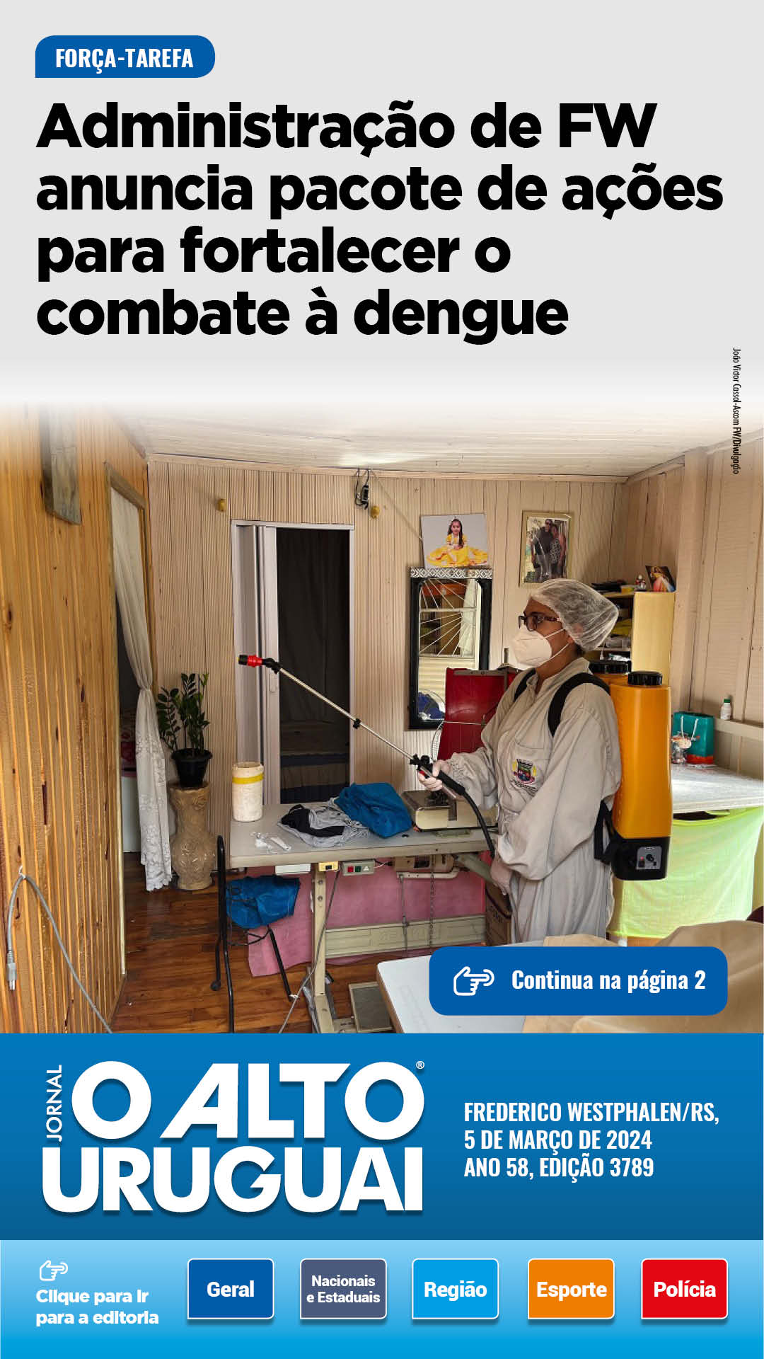 Capa Edição 3789 - Terça