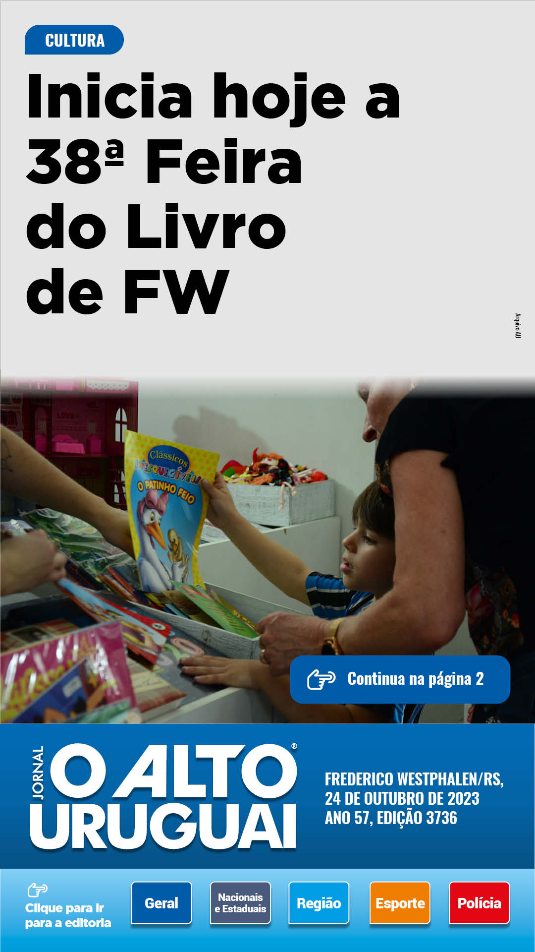 Capa Edição 3736 - Terça