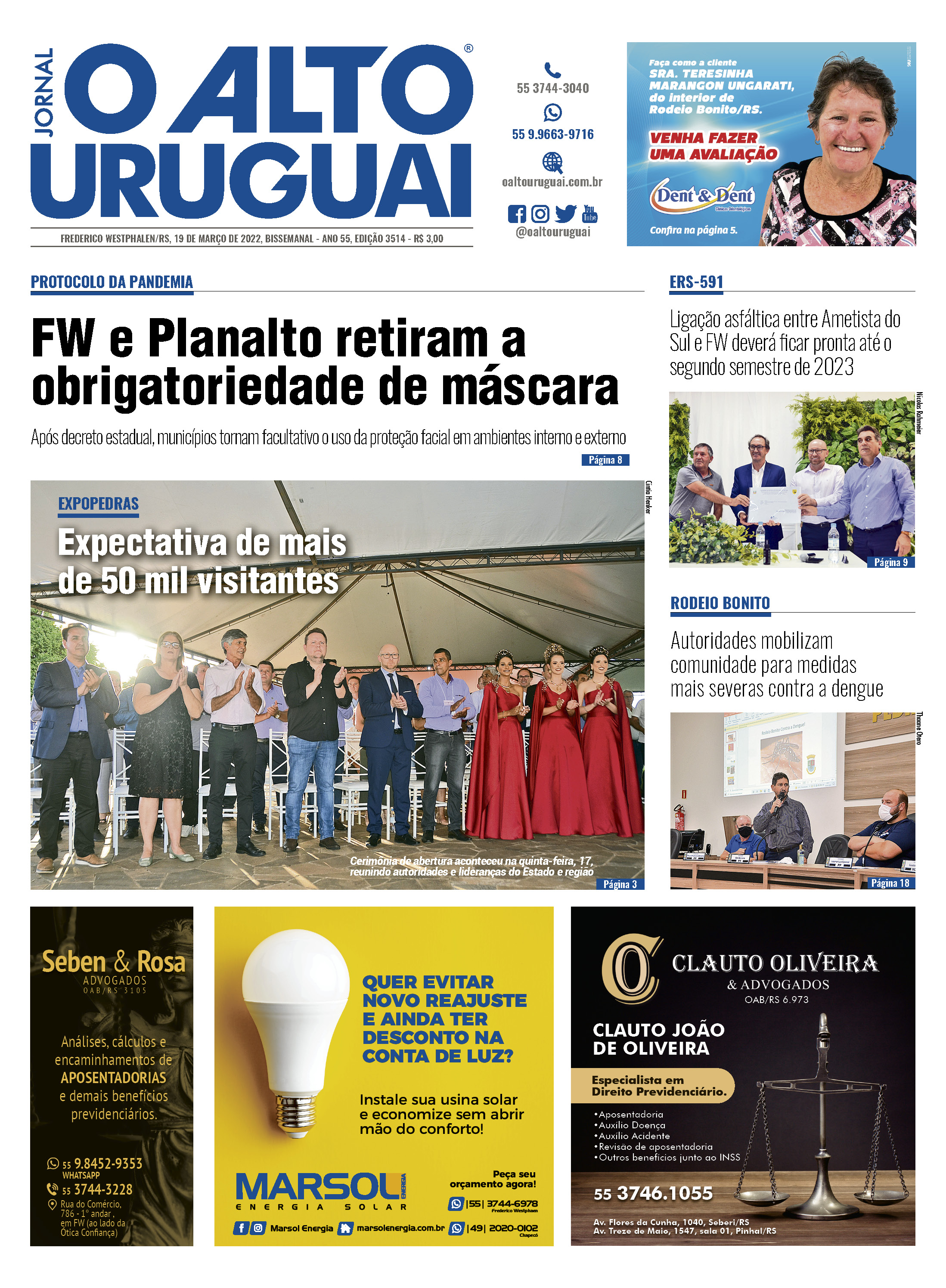 Capa Edição 3514 - Sábado