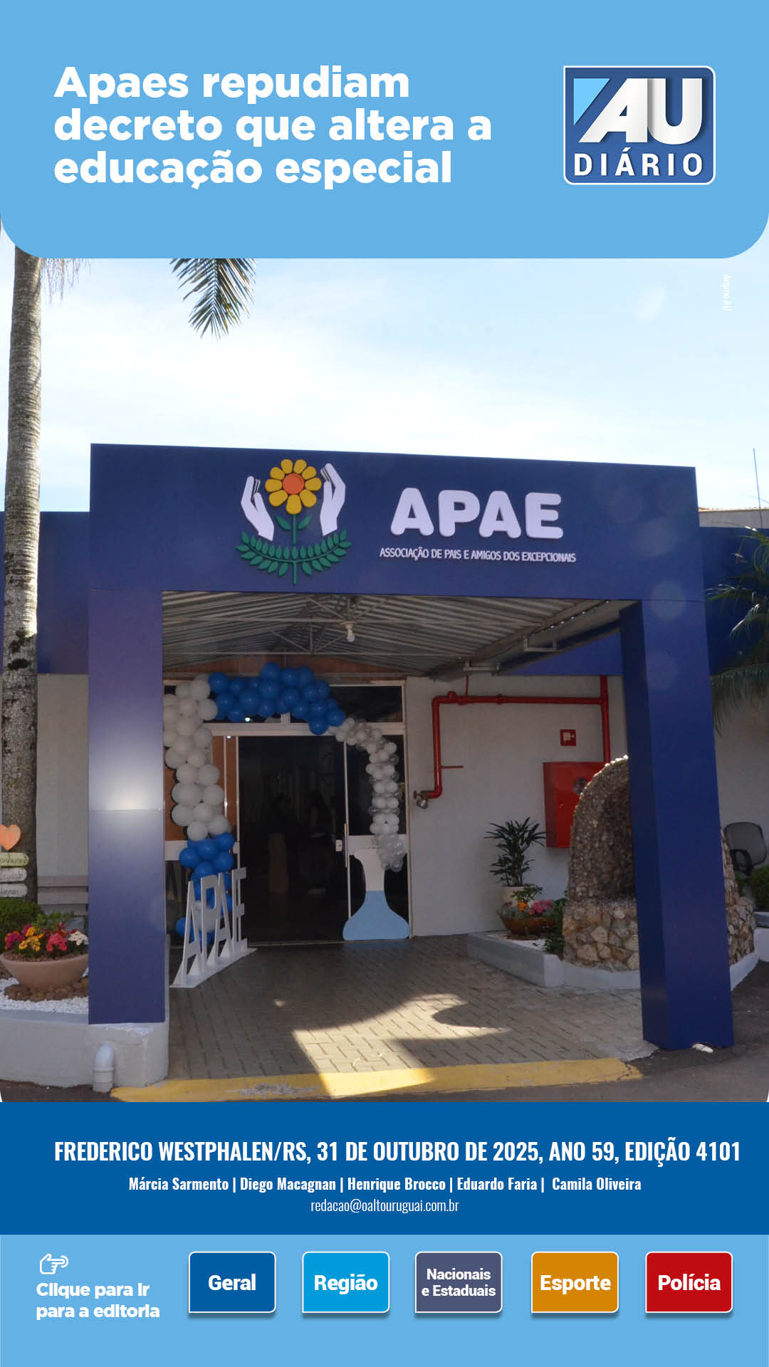 Capa Edição 4101 - Sexta