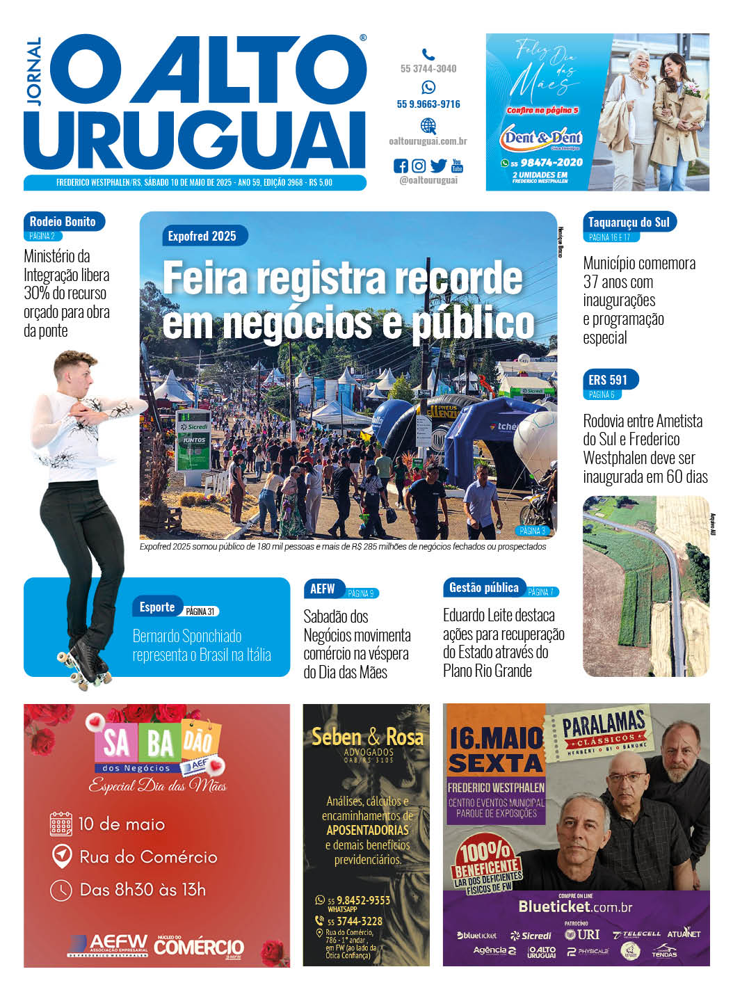 Capa Edição 3968 - Sábado