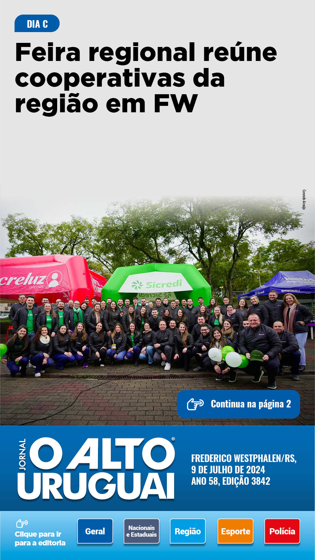 Capa Edição 3842 - Terça