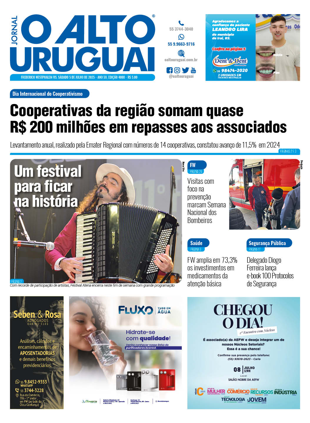 Capa Edição 4000 - Sábado