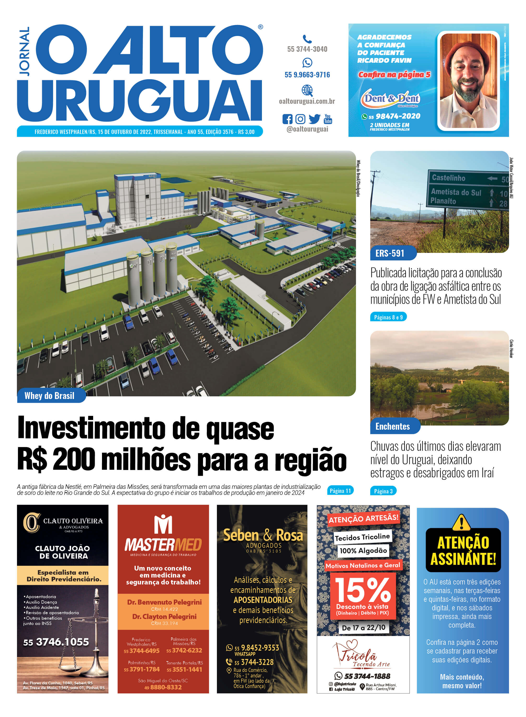 Capa Edição 3576 - Sábado