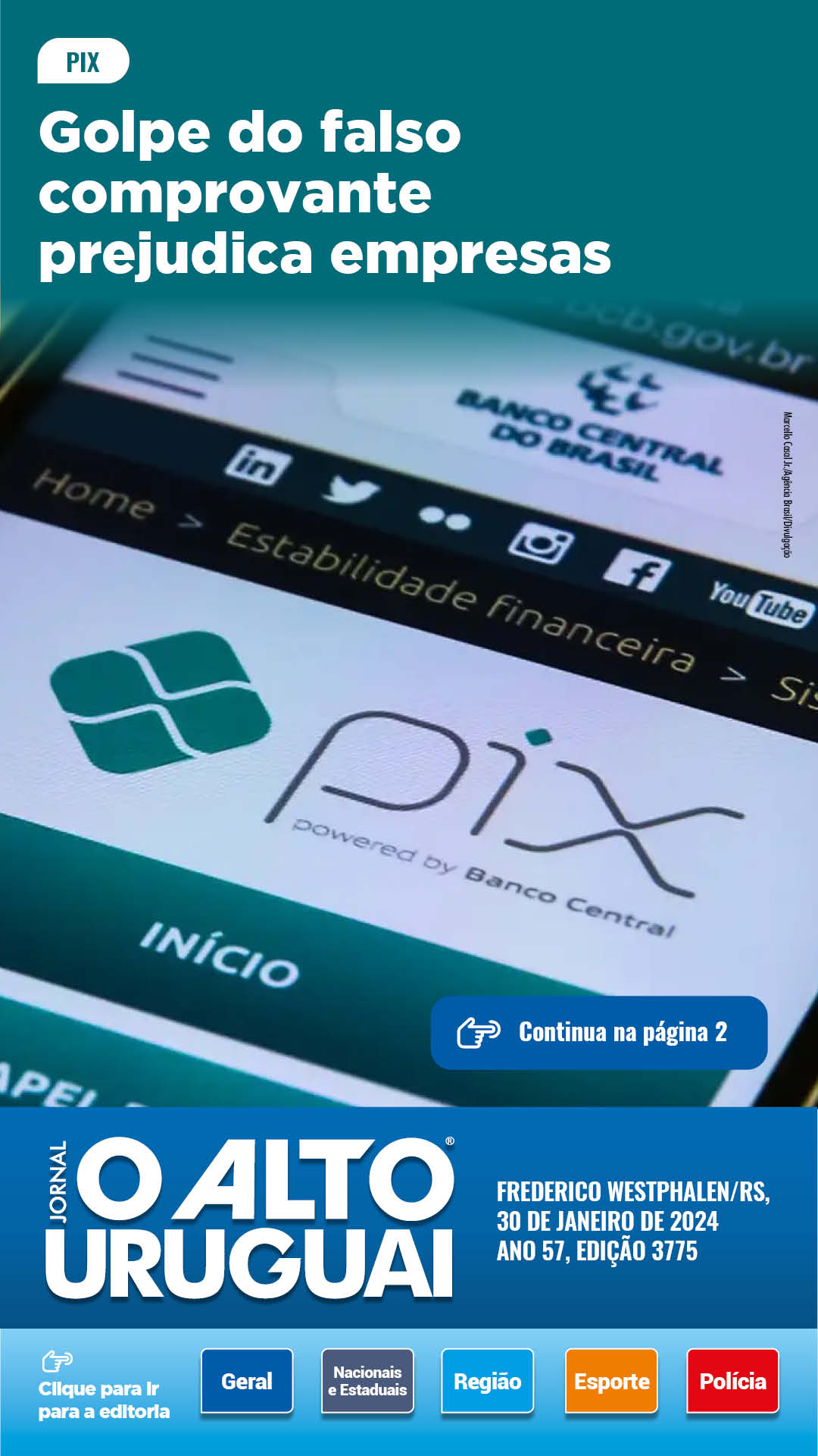 Capa Edição 3775 - Terça