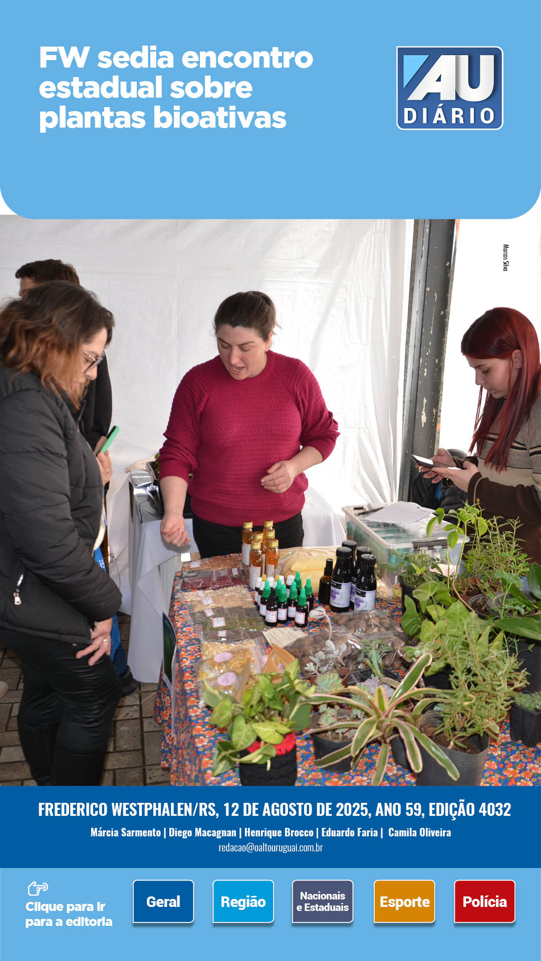 Capa Edição 4032 - Terça