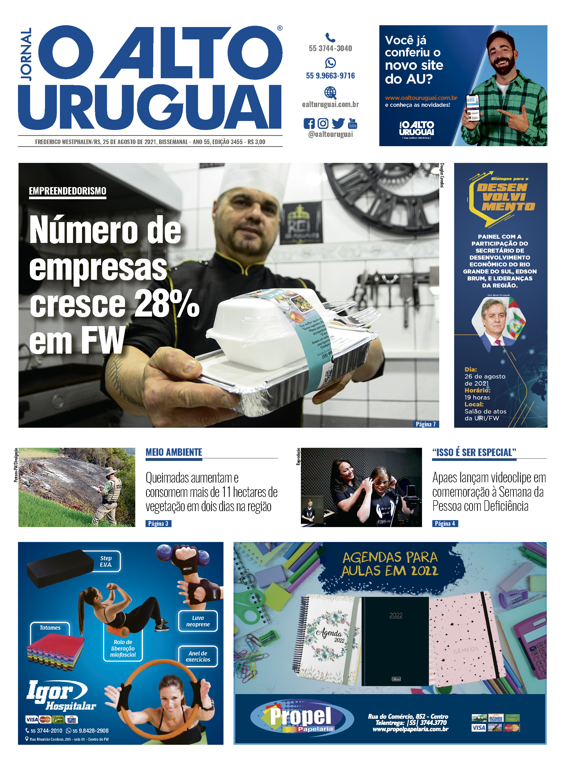 Capa Edição 3455 - Quarta