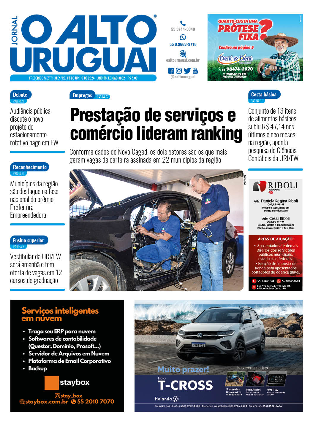 Capa Edição 3832 - Sábado