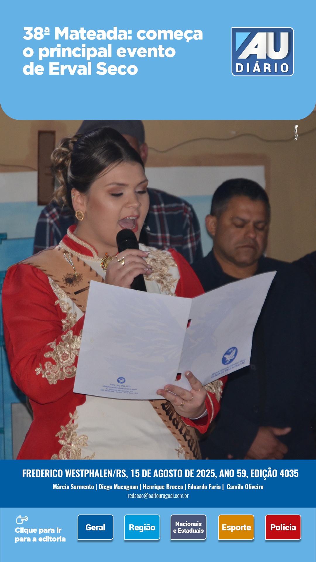 Capa Edição 4035 - Sexta