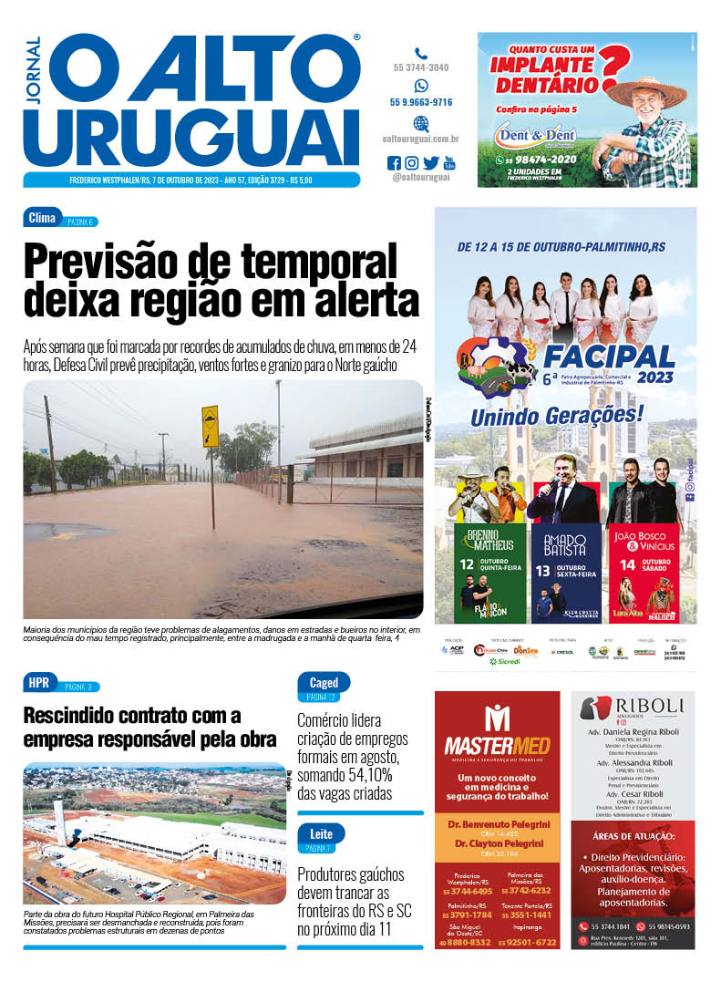 Capa Edição 3729 - Sábado