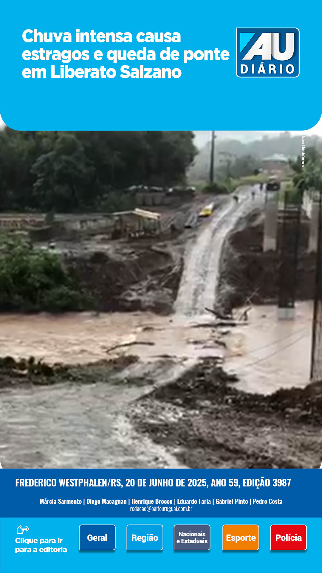 Capa Edição 3987 - Sexta