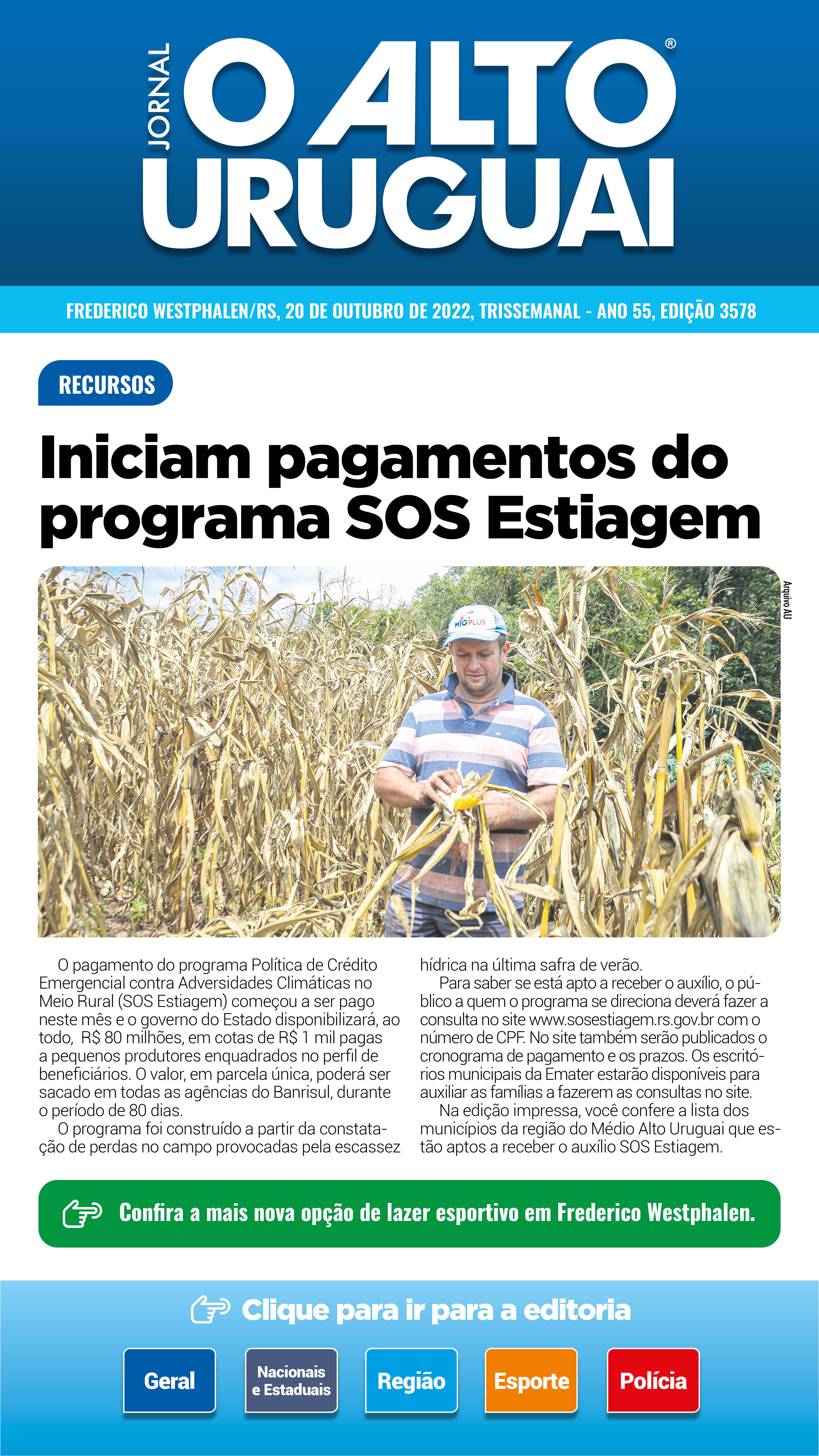 Capa Edição 3578 - Quinta