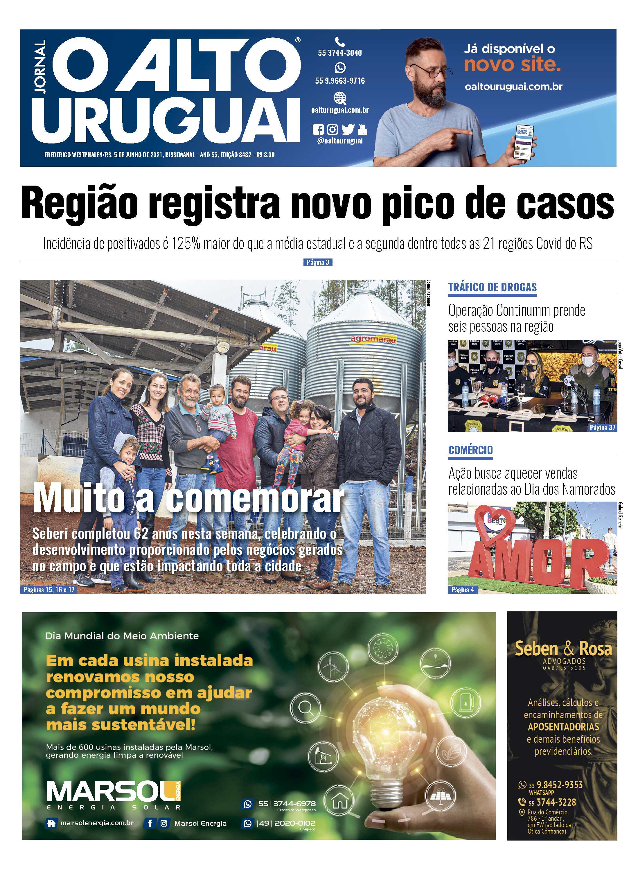 Capa Edição 3432 - Sábado