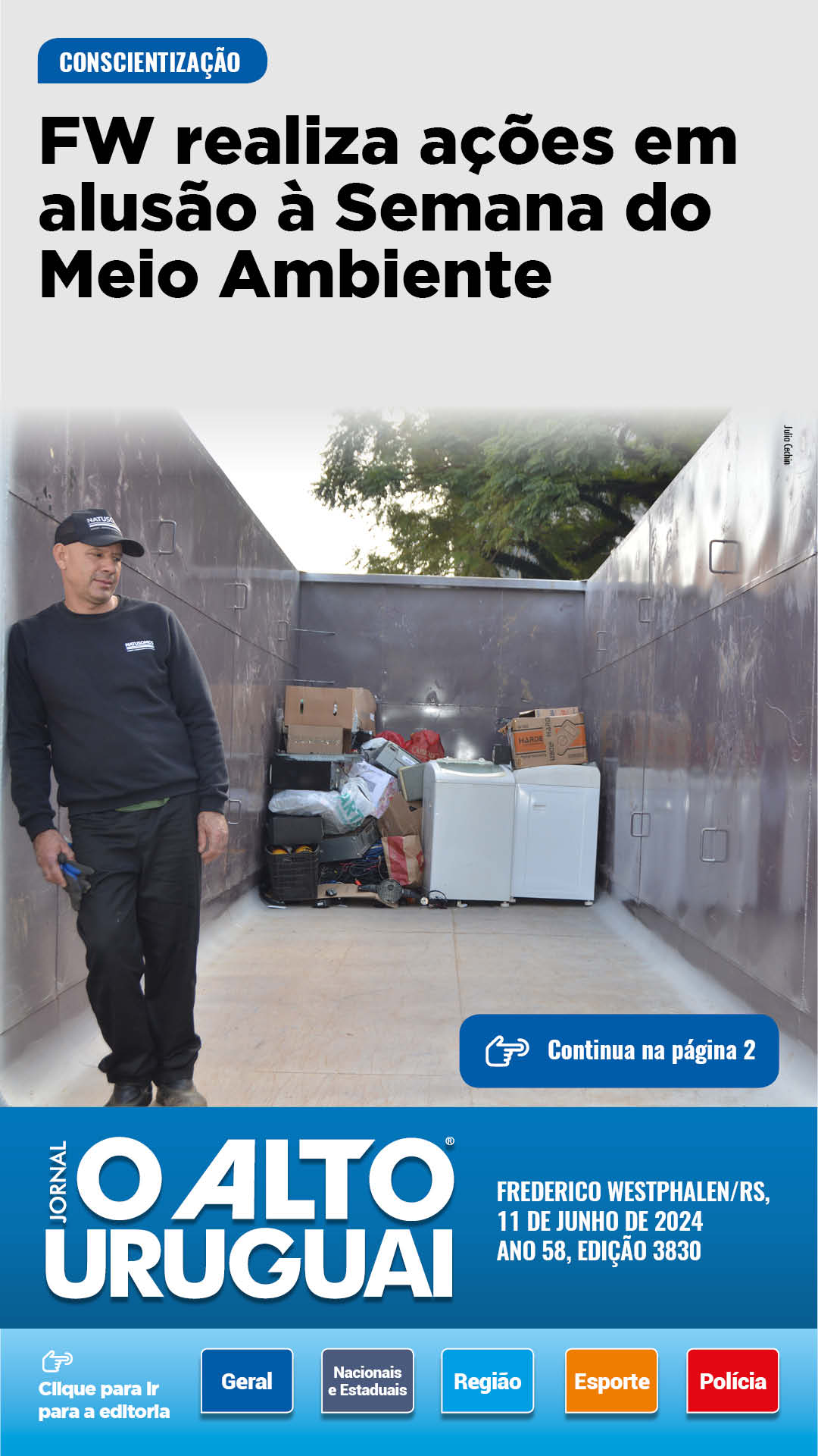 Capa Edição 3830 - Terça