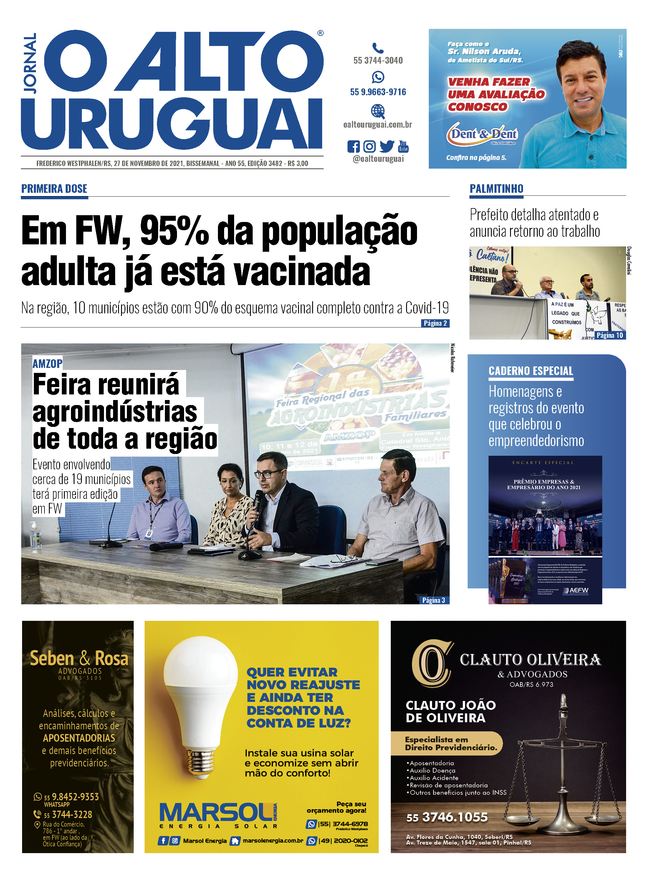 Capa Edição 3482 - Sábado