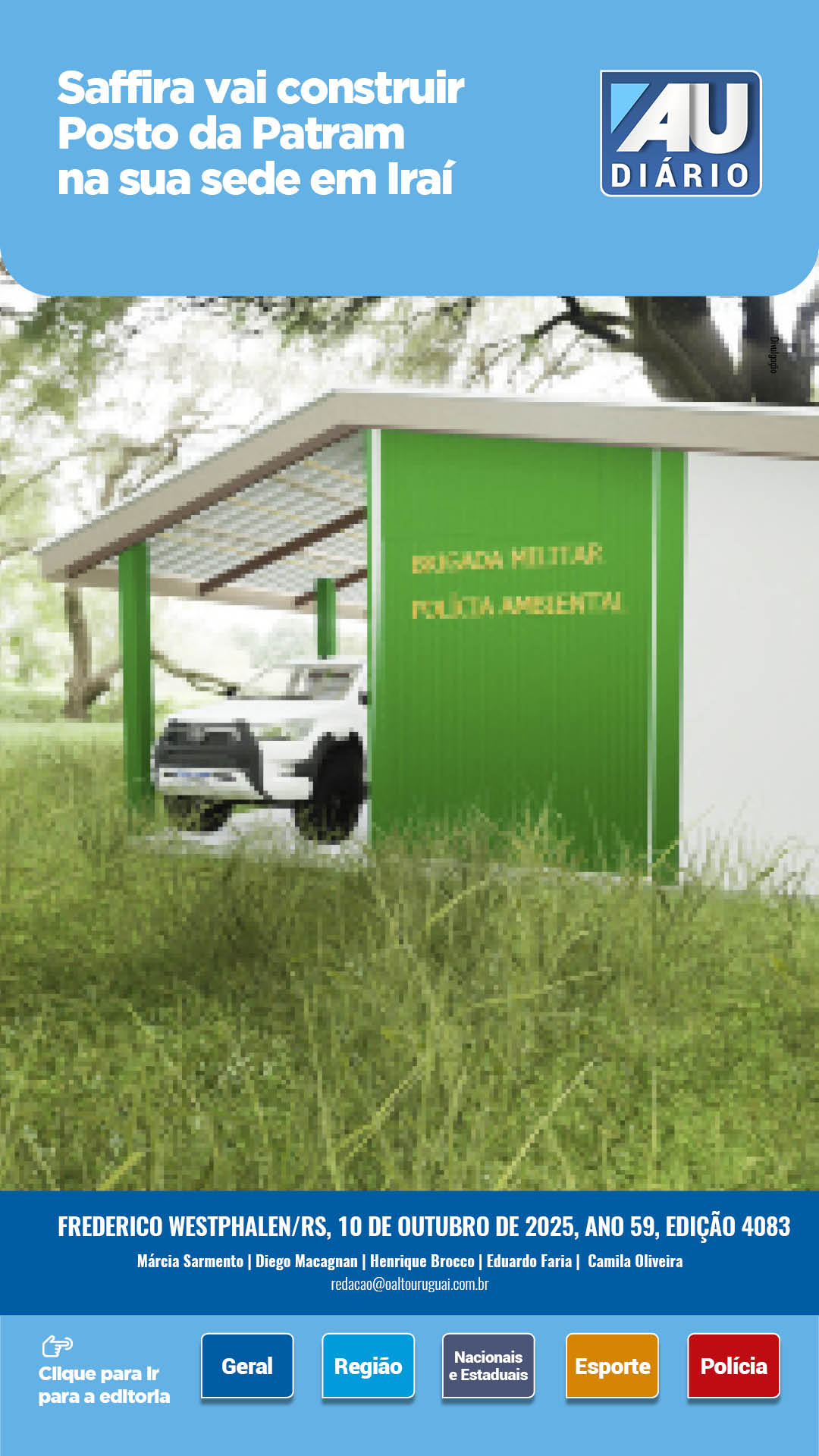 Capa Edição 4083 - Sexta