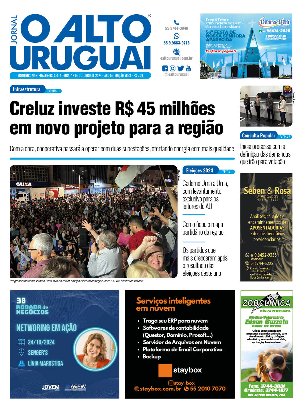 Capa Edição 3883 - Sábado