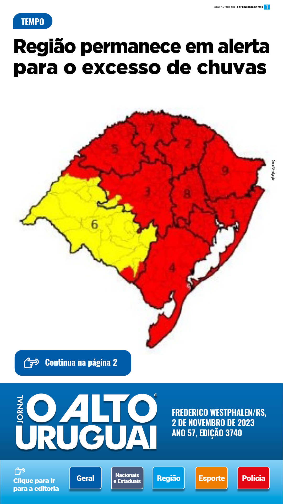 Capa Edição 3740 - Quinta
