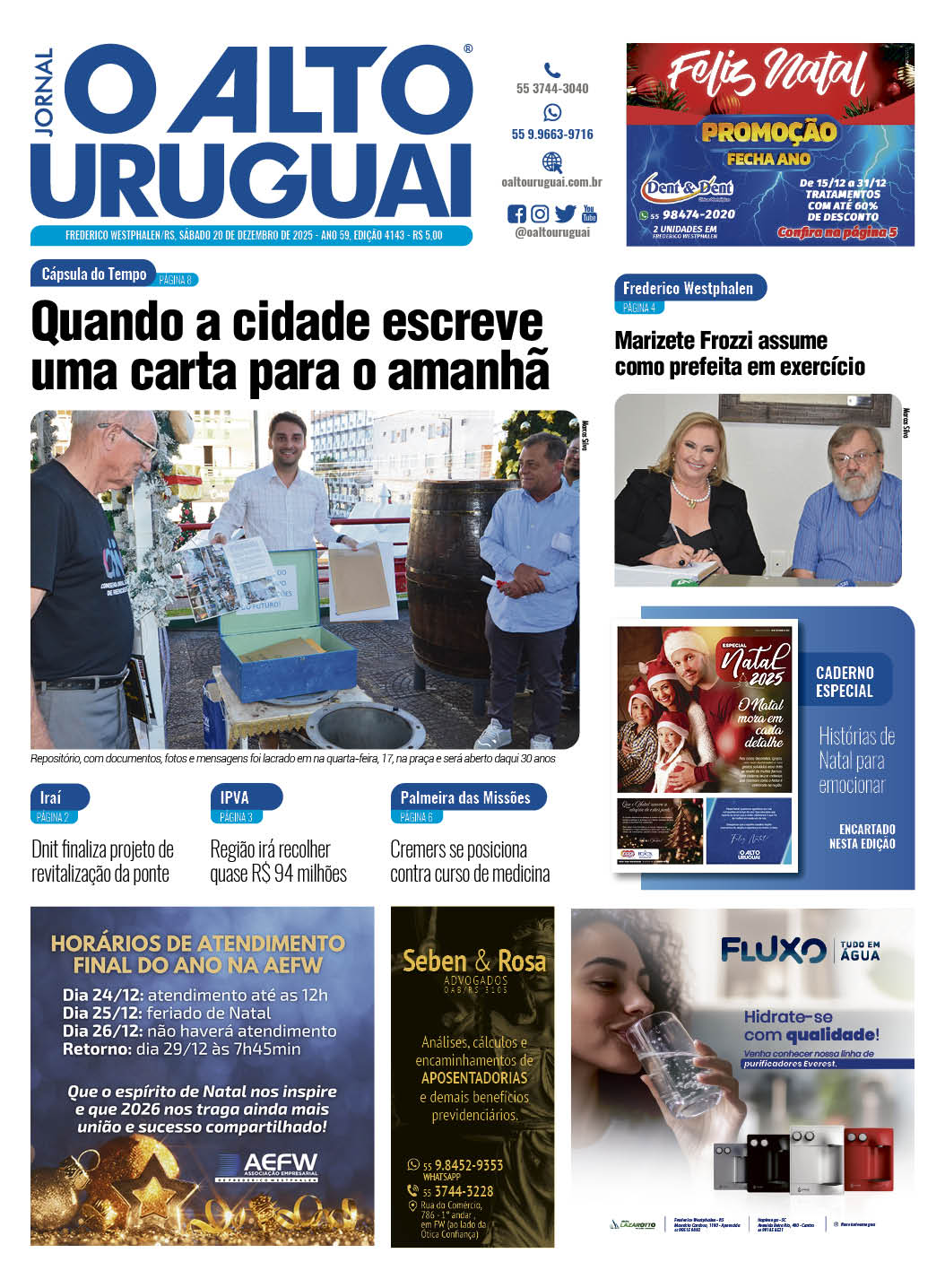 Capa Edição 4143 - Sábado