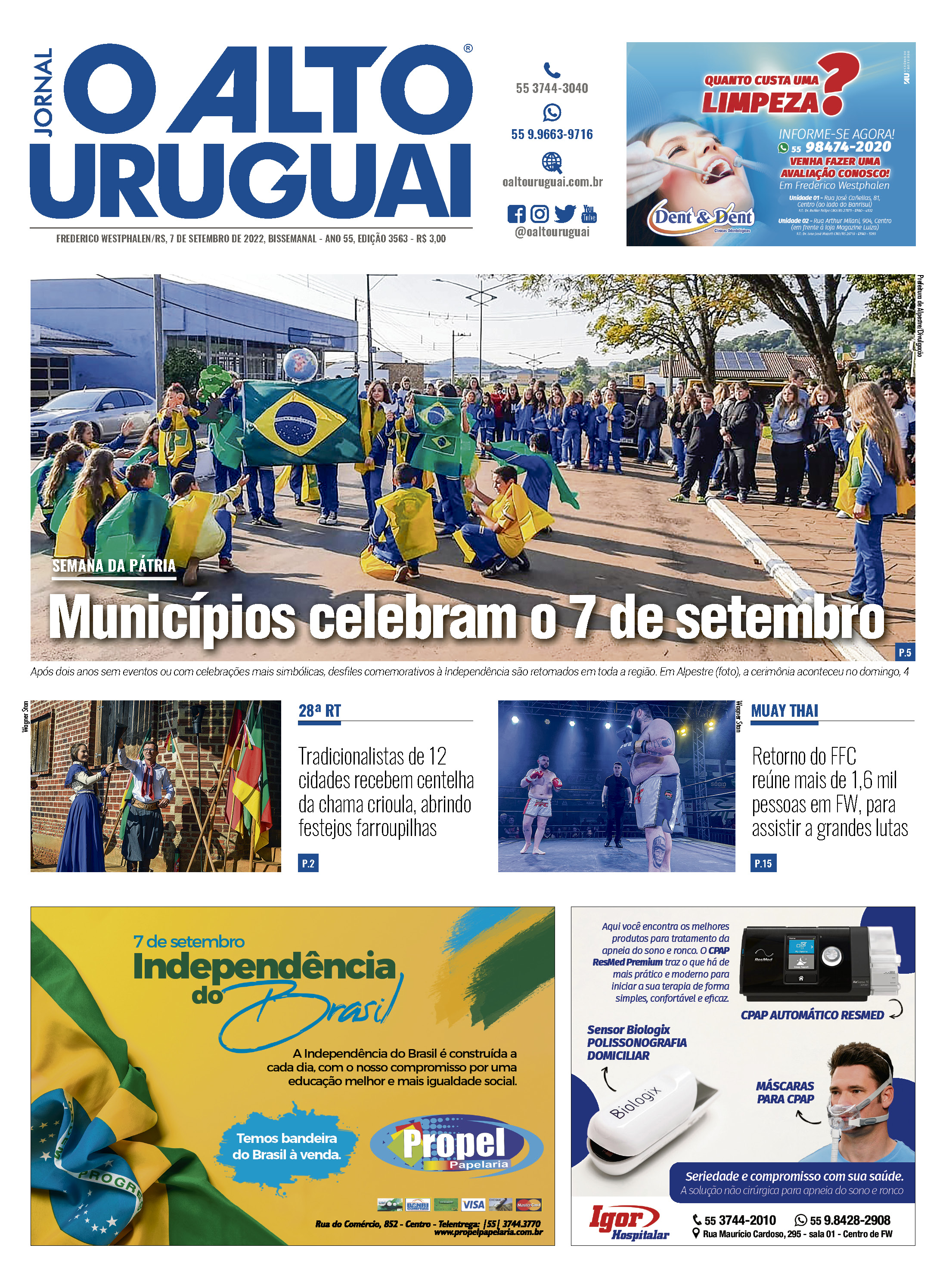 Capa Edição 3463 - Quarta